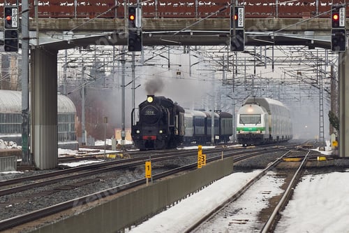 Preview: Old museum locomotive in Finland.