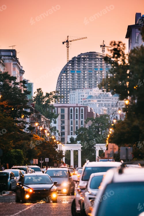 Preview: Batumi, Adjara, Georgia. Construction And Development Of Modern