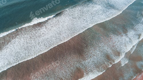 Preview: Aerial of sea wave