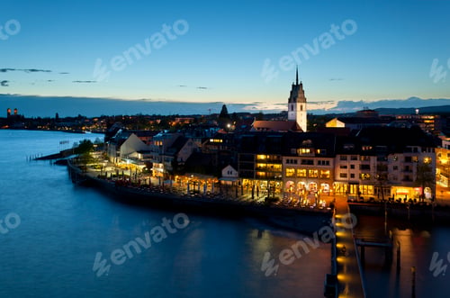 Preview: Friedrichshafen, Germany At Night