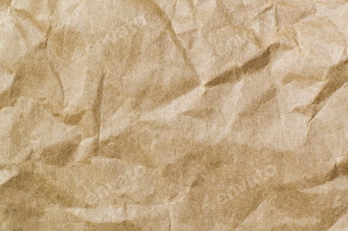 Preview: Abstract brown recycle crumpled paper for background : crease of brown paper for design, decorative.