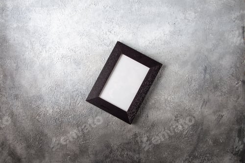 Preview: top view of picture frame on light surface death war memory soldier