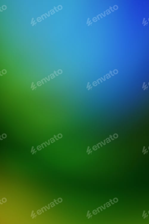 Preview: Vertical blurred shot of blue and green shaded abstract background