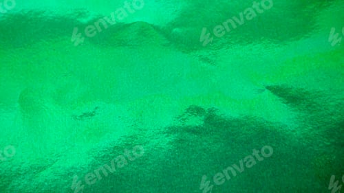 Preview: Vibrant green foil paper texture, abstract shiny background