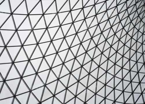 Preview: Triangle patterned glass background