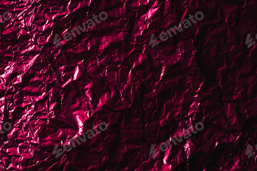 Preview: beautiful shiny abstract crumpled purple foil background