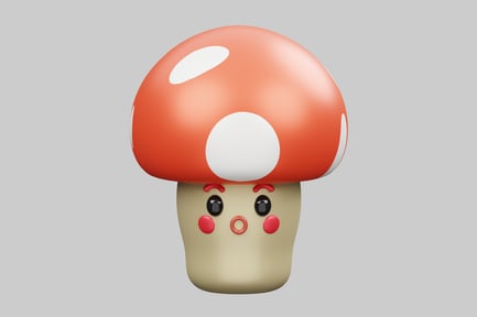 Preview: Animated mushroom character