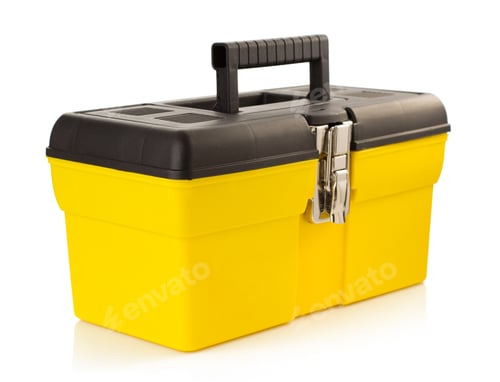 Preview: toolbox isolated on white