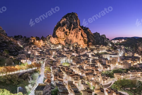 Preview: Caltabellota, Sicily, Italy historic town in Sicily