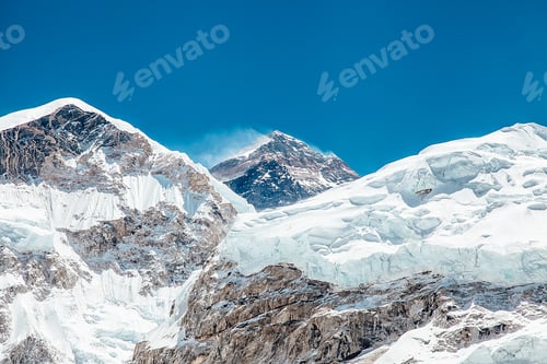 Preview: Everest Mountain Peak. The top of the world. Himalaya.