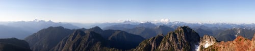 Preview: Panoramic View of Rocky Canadian Mountain Landscape