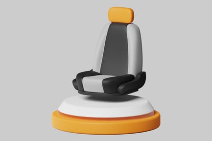 Preview: Modern automotive seat with headrest
