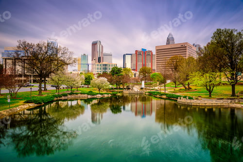 Preview: Charlotte, North Carolina, Usa Skyline.