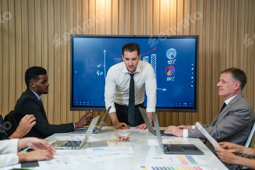Preview: Group of professional business people are working and brainstorming discussed.