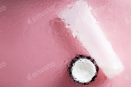 Preview: natural moisturizing skin care products. Face and hand cream under glass surface