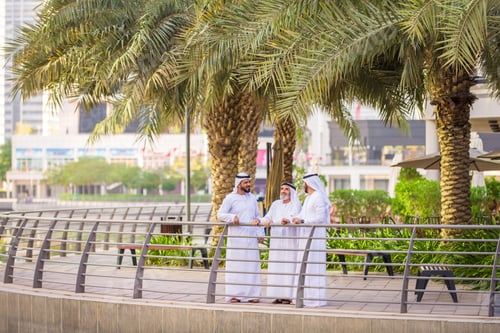 Preview: Group of businessmen in Dubai