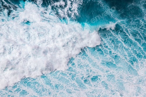 Preview: abstract aerial view background of blue waves