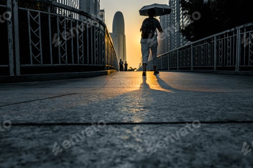 Preview: Footbridges and pedestrians