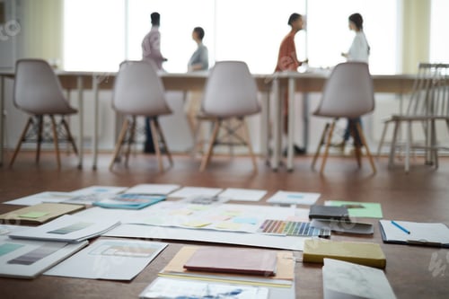 Preview: Business papers on Floor in Office