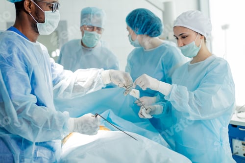 Preview: Surgical Team Performs Operation in Operating Room