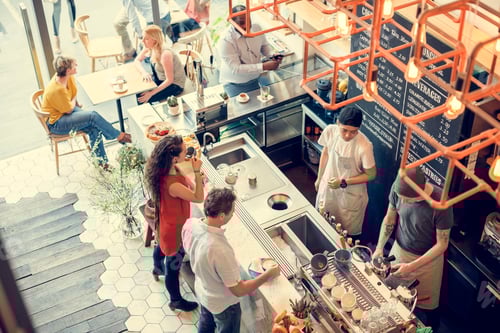 Preview: Coffee Shop Bar Counter Cafe Restaurant Relaxation Concept