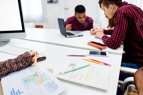 Preview: Study group project brainstorming with classmates
