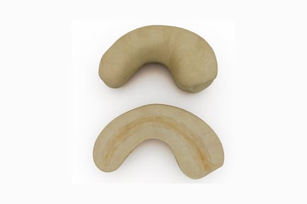 Preview: Paired plush neck cushions