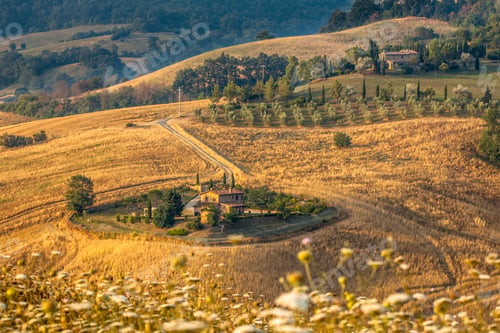 Preview: Tuscan Farm Countryside Scenery