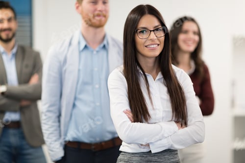 Preview: Group of professional successful business people