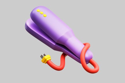 Preview: Handheld device with red cord and yellow accents