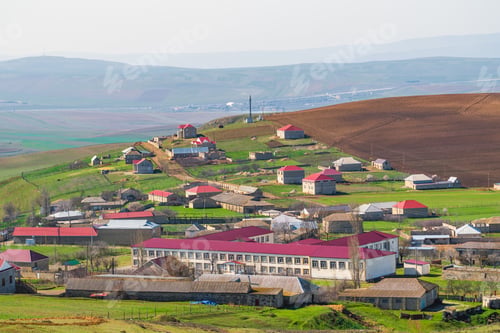 Preview: School building in a small mountain village