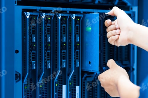 Preview: server room, data center, networking, database, computing, rack, big data