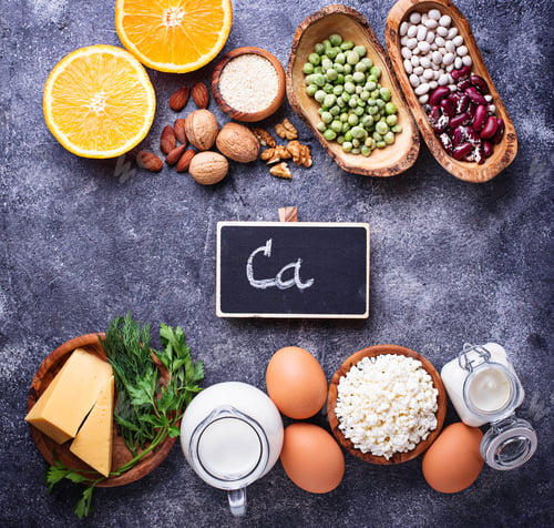 Preview: Set of food that is rich in calcium.