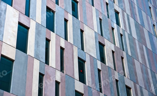 Preview: Concrete facade of an office building