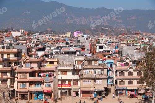 Preview: Arial view of Kathmandu city, Nepal