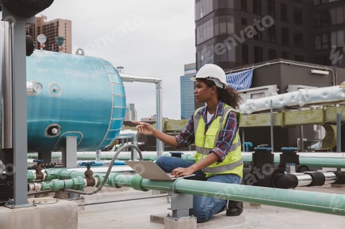 Preview: Industrial engineer work on site. engineer visit and inspection site engineer at industrial site.