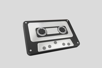 Preview: Cassette Tape 3D Illustration