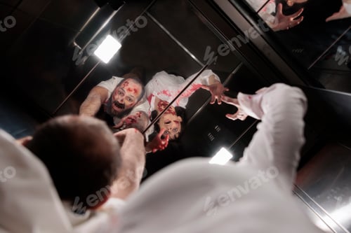 Preview: Walking dead evil corpses in elevator