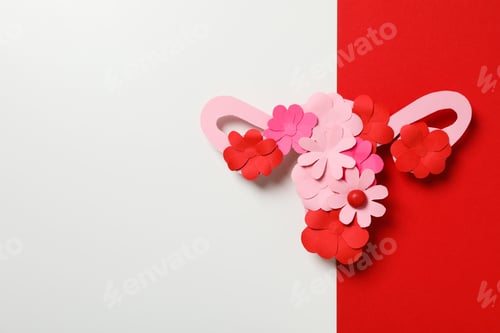 Preview: Women's health and women's healthcare concept with uterus