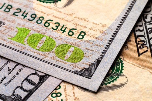 Preview: Macro View of One Hundred Dollar Bill