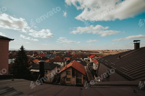 Preview: Aerial shot of a residential district