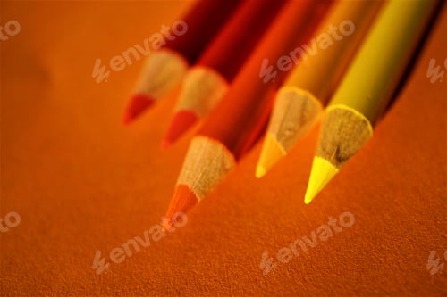 Preview: Colors, Colorful, Orange, Draw, Pencils, Art, Paint,