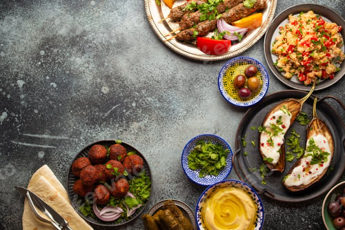Preview: Middle eastern dinner table