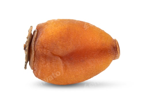 Preview: dried persimmon on white background