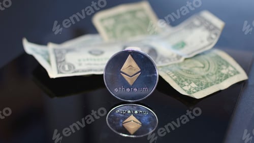 Preview: Cardano ADA cryptocurrency golden coin