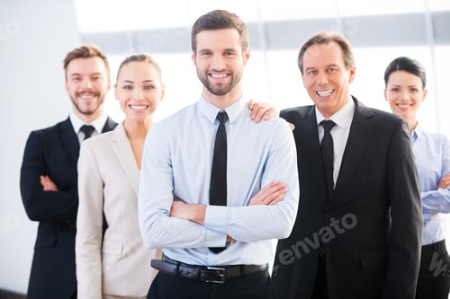 Vista previa: Un equipo empresarial exitoso.