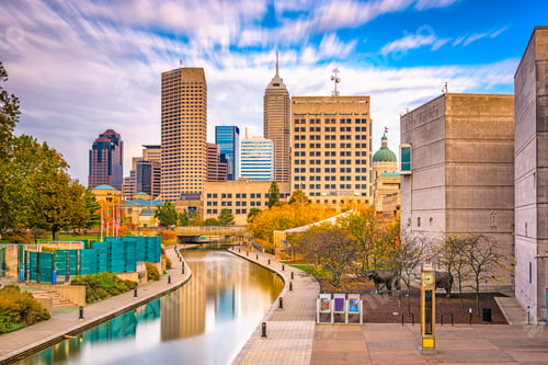 Preview: Indianapolis, Indiana, USA Skyline