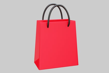 Preview: Red Shopping Bag