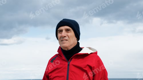 Preview: Fisherman Arriving At The Beach And Looking For Fishes