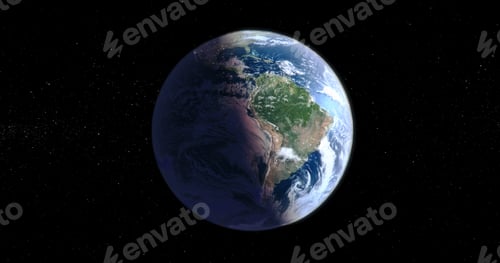 Preview: Beautiful view of the planet earth in the space